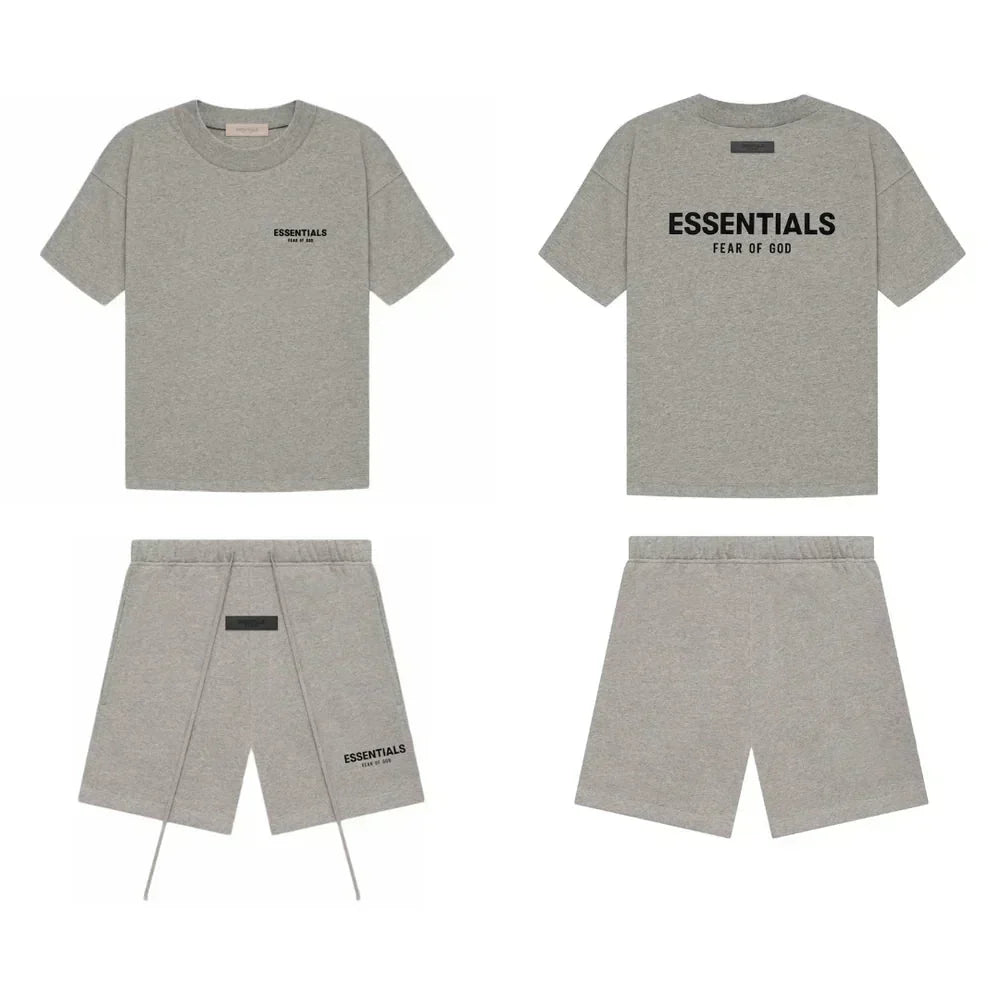 Fear of God Essentials Short Set – Premium Oversized Streetwear T-Shirt & Shorts